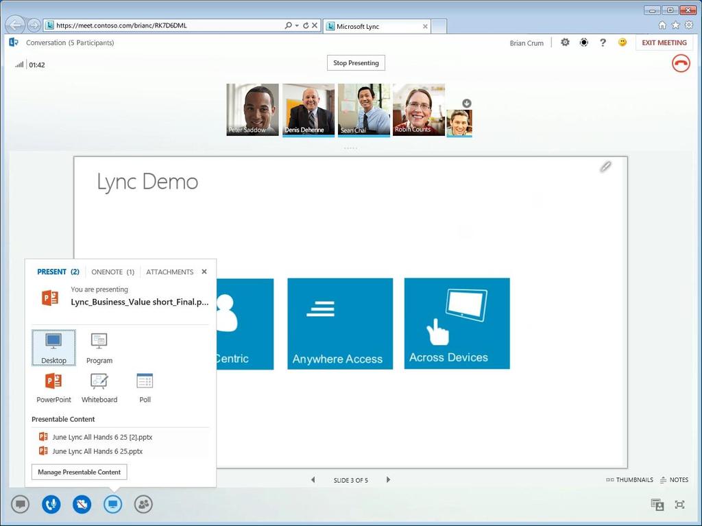 Lync is familiar and engaging,