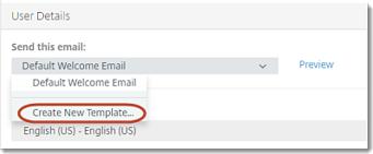 Set up email invite templates When you add users, you can select the email template used to invite them to access their new applications.