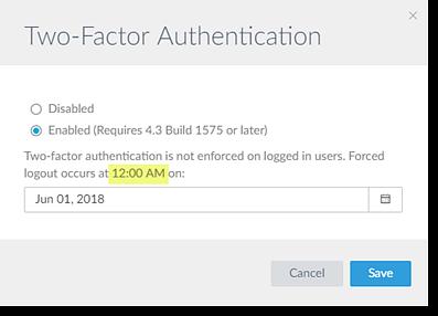 Enable or disable Two-Factor Authentication Note: Please be extremely careful when making changes to this Admin Setting, as it will force all agents within your account to begin the Two-Factor