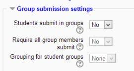 Maximum attempts New feature in Moodle 2.5! If a student is allowed to resubmit, this setting will determine how many times they can resubmit before they are no longer allowed to do so.