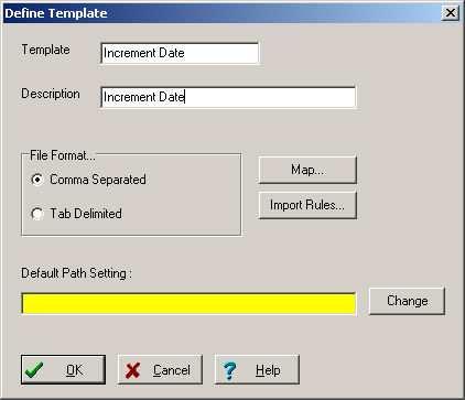 Importing Data 9. A Microsoft Excel message appears, click on Yes 10. The Save As dialog box appears, click on Save 11. Click on Yes, to replace existing file Step 4: Creating an Import Script 1.