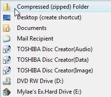 The compressed (zip) folder reduces the overall size of the files to make it easier to send. Also, Zip folders can be attached to your email as a single item.
