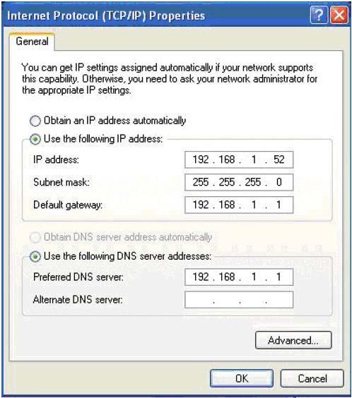 Appendix B - Networking Basics Statically Assign an IP Address If your DHCP is disabled, or you need to assign a static IP address, please follow the steps below: Step 1 Windows XP - Click on Start >