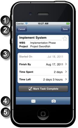 P6 Team Member for iphone App User's Guide Caution: If users need to use timesheets, they should use only P6 Progress Reporter and avoid using P6 Team Member for iphone, P6 Team Member E-mail