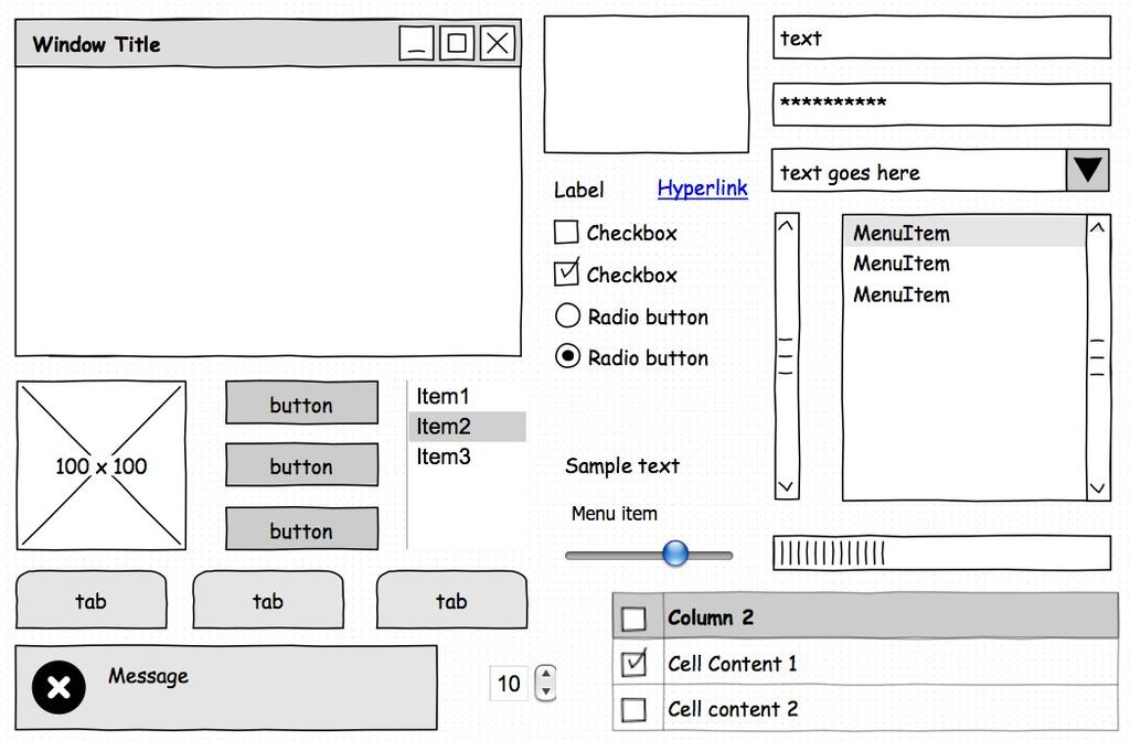 Wireframes or
