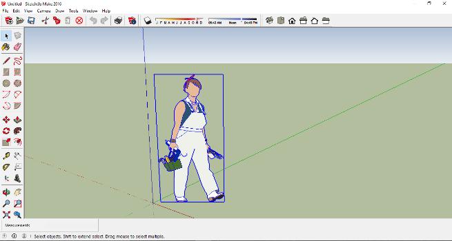 Building A Simple House 1 Open a new SketchUp page.