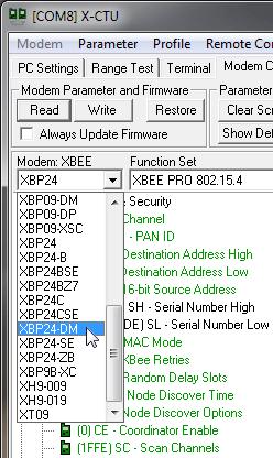 Xbee 802.15.4 Development Kit Getting Started Guide 7. Check the Always update firmware box. 8. Click Write.