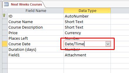 Access 2016 Foundation Page 65 NOTE: Input Masks only work with Text and Date data types.