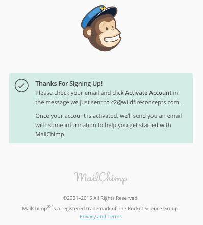 1 2 Create and send emails using Mail Chimp 1) You can sign up for a free Mail Chimp account here http://mailchimp.