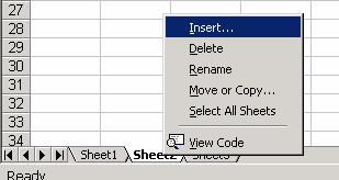 Day : Date : Objects : Sorting Cells and inserting a new worksheet in Excel program. Subject : * Sort a cell range (ascending, descending). 1. Click in the column that you wish to sort by 2.