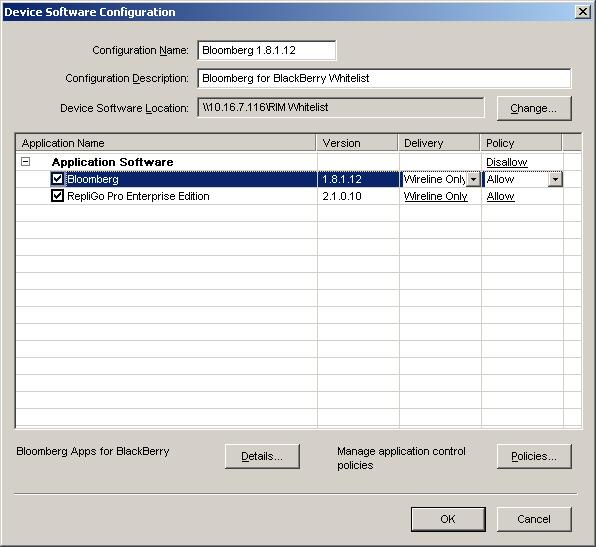 21 - Create the Software Configuration and assign the above Application Control Polices.