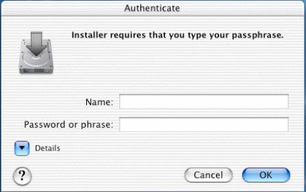 3. Input the user name and password of your