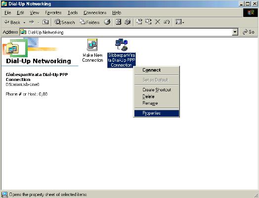 3.3.4 Configuring PC in Windows 98 1. Go to Start / Settings / Control Panel. In the Control Panel, double-click on Network and Dial-up Connections. 2.