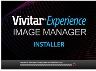 Installing the Software You must be connected to the internet to install and run the Vivitar Experience Image Manager Software. 1) Insert the installation CD into your CD-ROM drive.