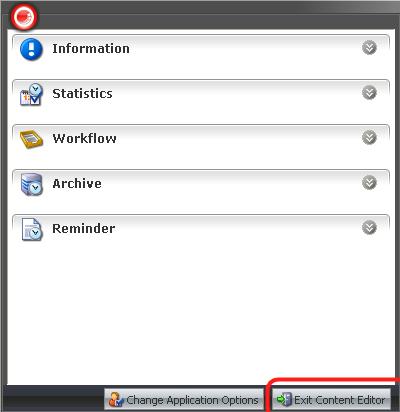 Below the information line, the workflow commands are located, which can be used on a per-item basis, on all selected items in a given state or all items in the state.