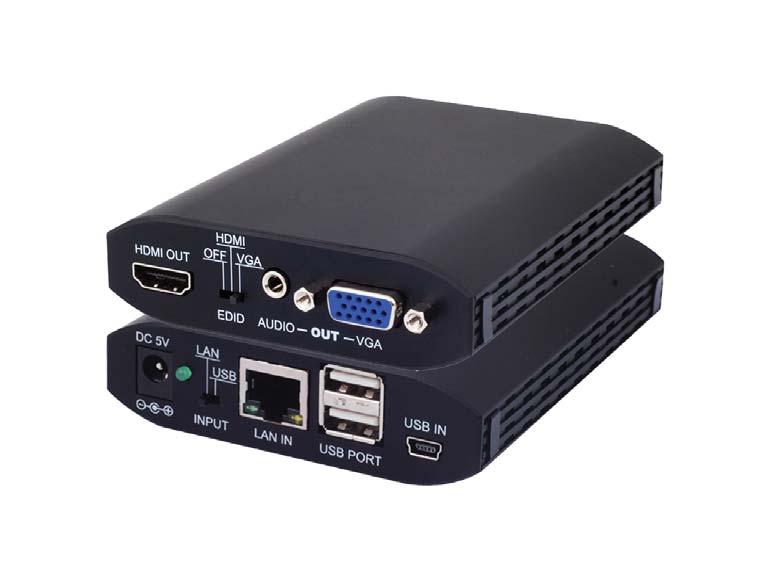 ANI-ETHVGA ETHERNET/USB to HDMI/VGA Display Converter