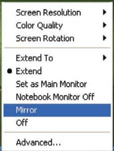 USING DISPLAYLINK MANAGER CONT D Notebook Monitor off: Set the