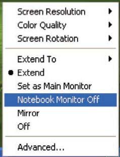 adjust the resolution, color, quality, position and refresh rate.