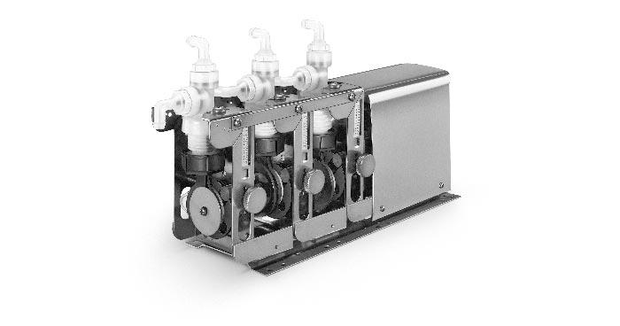 Three Tandem Bellows Pumps Standard & BEL O JUST Models Three tandem bellows pumps feature modular design for proportioning separate liquids.