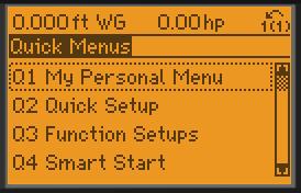 3.6 My Personal Menu for TSL The My Personal Menu is arranged in order to take you step by step through the TSL start-up process.