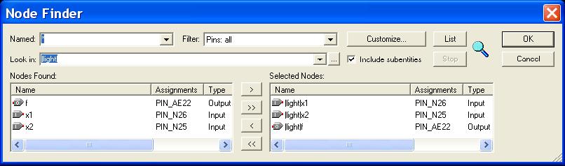 Figure 19: The Insert Node or Bus dialogue. 6. Click on the button labeled Node Finder to open the window in Figure 20.
