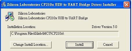 Insert the setup CD disk and it should automatically display the install screen. You may also manually run MainSetup.exe from within the directory of the CD. 3. Click Install to begin installation. 4.