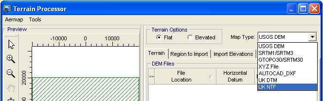Terrain Processor Support for SRTM Terrain Data Formats The Terrain Processor now supports the Shuttle Radar Topography Mission terrain data (SRTM) in the following formats: Format Coverage
