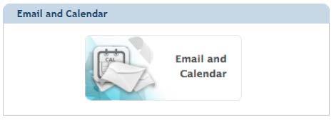3. On successful login, click on the Email and Calendar icon to launch Office 365: 4.