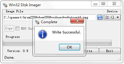 your program was successfully written.