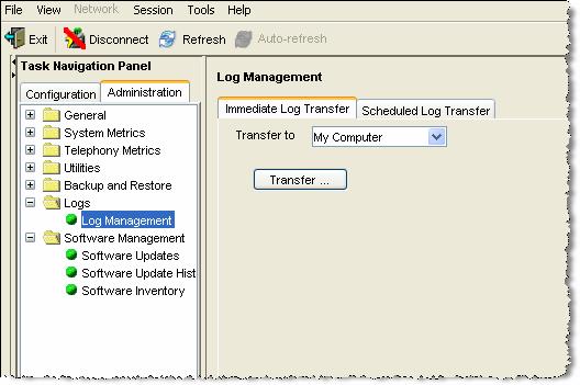 5.3 Log Management Another extremely useful tool is the Log Management.