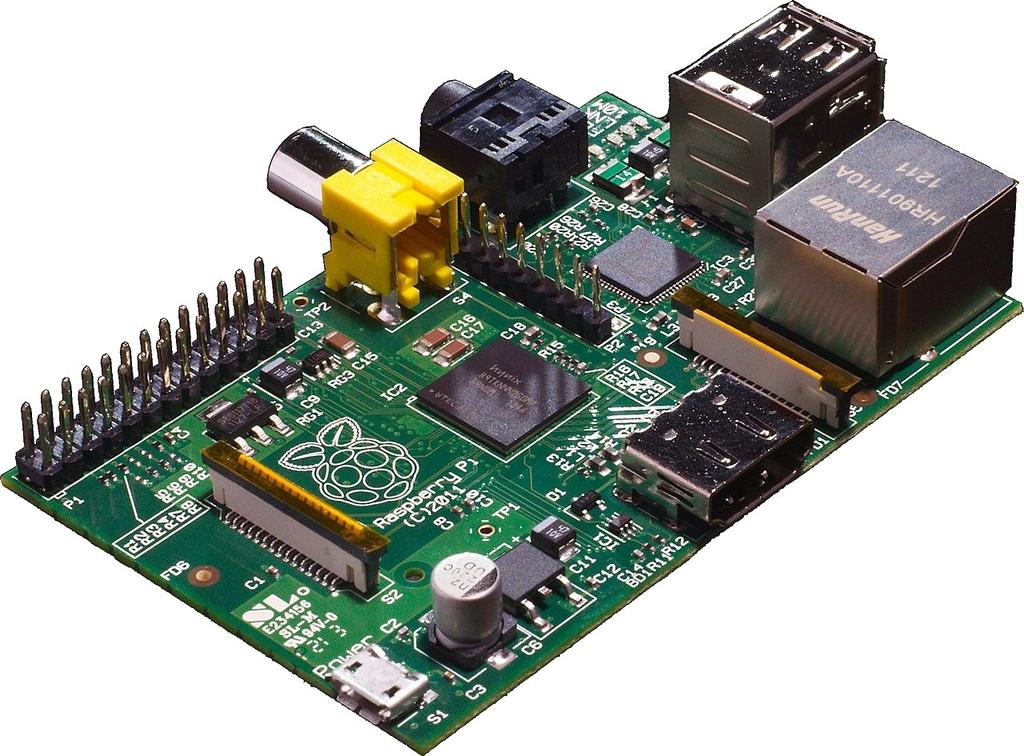 The Raspberry Pi Platform Credit-card-sized single-board computer SoC Broadcom BCM2835 based on ARM11core (ARMv6 ISA) 700MHz, 512MB RAM (Model B) GPU: