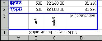 The Format Cells dialog box is displayed. 3. In the Line Style Box, click Double Line style.