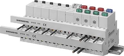5ST busbars for modular installation devices Overview Siemens has developed a rail-mounting concept which makes the linking of switching devices just as easy as that of miniature circuit breakers.