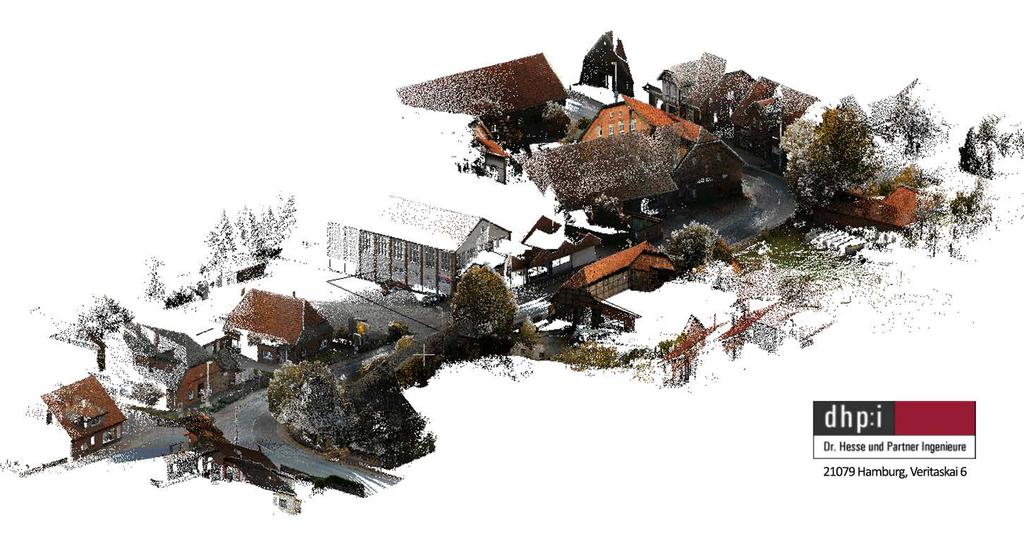 Point clouds Point clouds which are obtained via laser scans represent a significant foundation for the survey.
