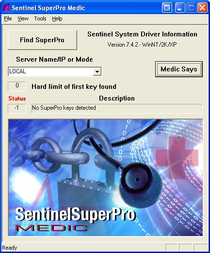 Medic program by running Sdmedic.exe from the ProAdmin installation folder. Follow the program wizard s instructions for installing the program.