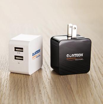 adapter 19 AD714 UL Listed 4.8A wall charger with four USB ports. Enjoy the convenience of charging up to 4 devices at once.