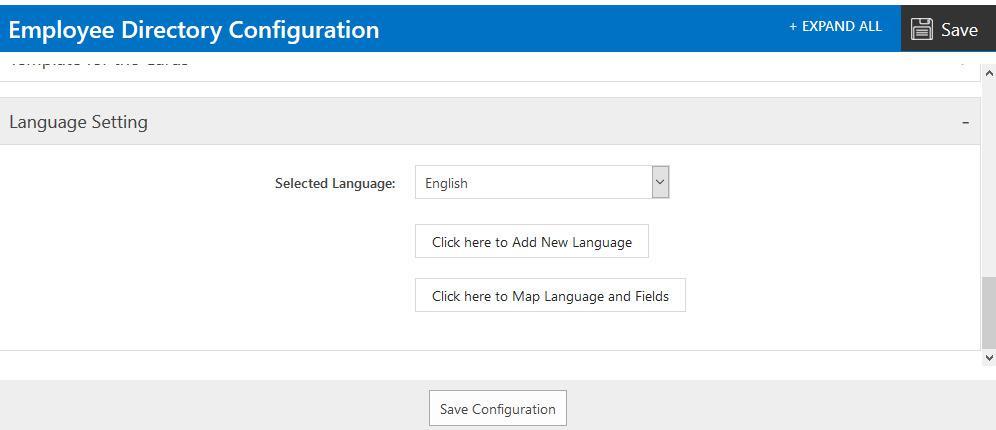 3.14 Language Settings This is a new facility we have recently introduced for our Non English speaking customers especially.