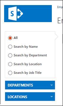 Figure 88: Search options All filter allows you to search by various field options. Following are the fields, which you can use in list view.
