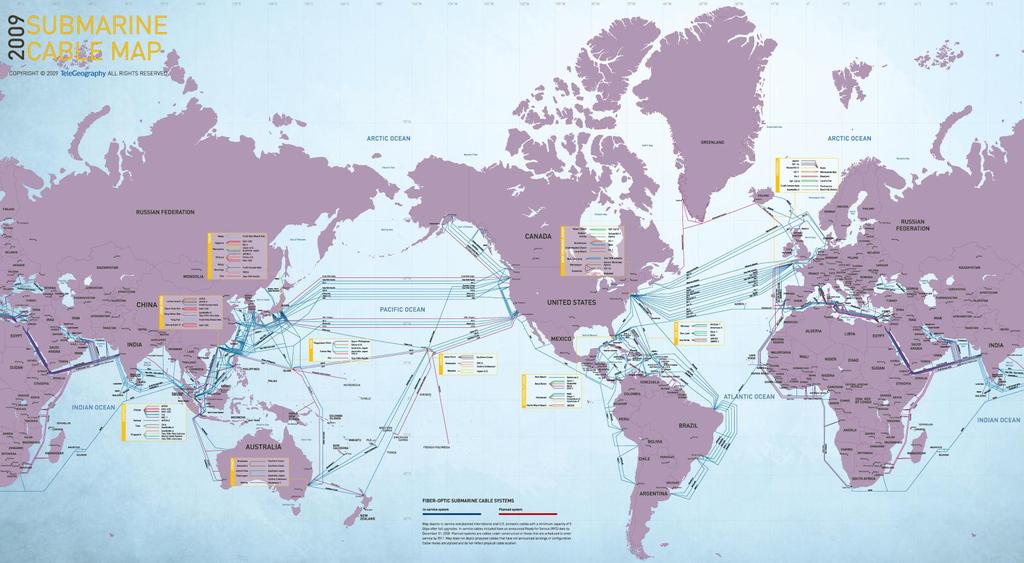 Undersea Cable Network Allows for