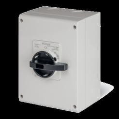 Pag.5 ISOLATORS Series Enclosed change-over switches 3P and 3P+N from 16A up to 160A Further extension of ISOLATORS Series by the new range of enclosed change-over switches 3 poles and 3 poles plus