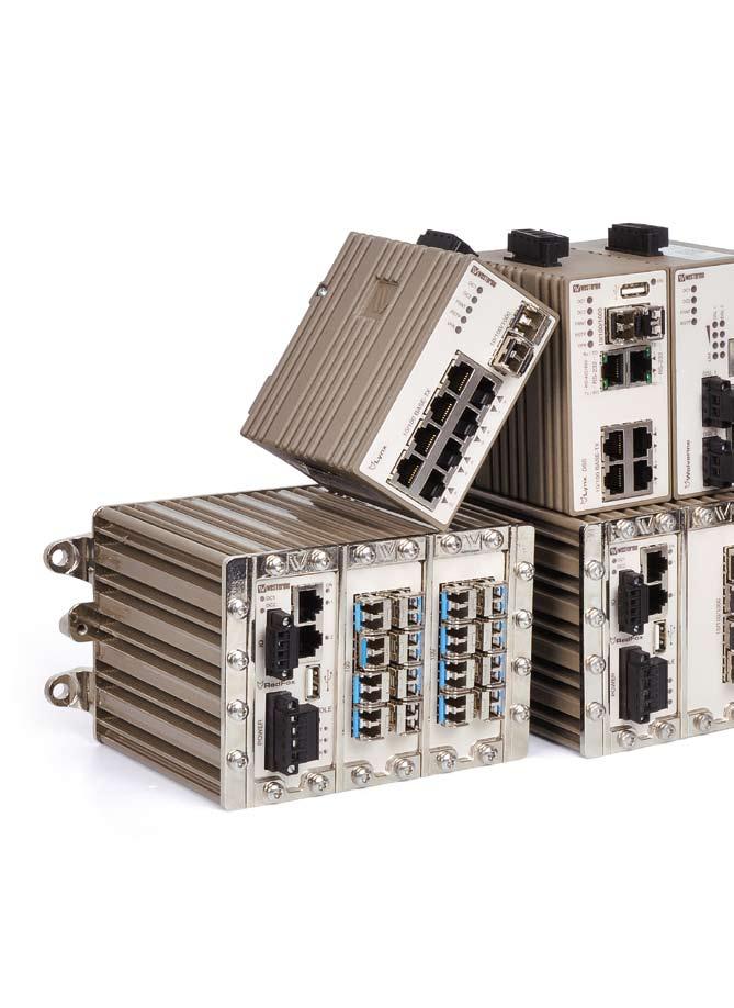 Westermo Robust Connecting Mission Crit Different switches for different demands Ethernet switches for trackside use have different demands, Lynx is the most compact switch on the market while Redfox