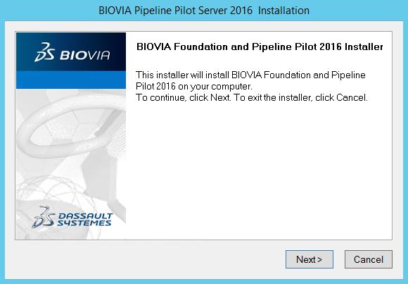 Install BIOVIA Pipeline Pilot To install Pipeline Pilot 2016, see the Pipeline Pilot 2016 Server Installation Guide. For a production install, see the Pipeline Pilot 2016 Deployment Guide.
