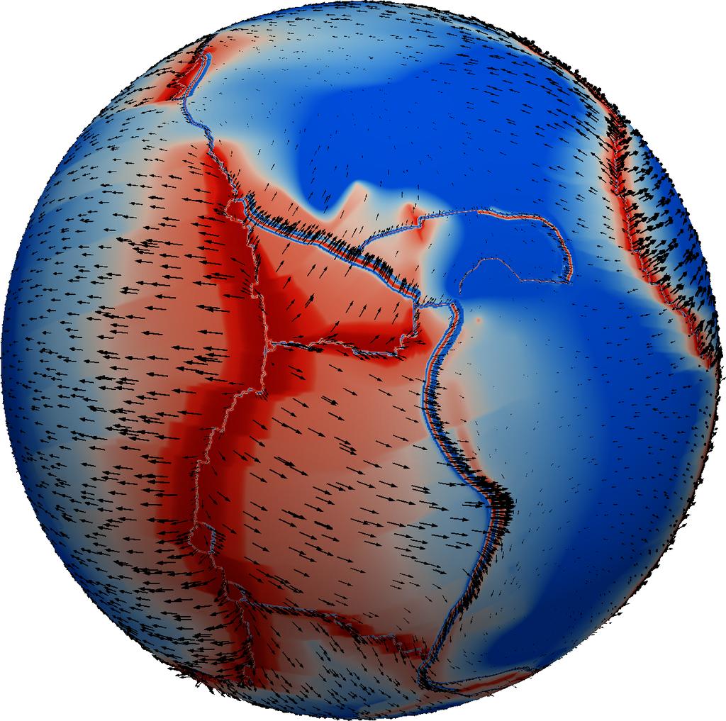 plate boundaries Artist rendering Image by US
