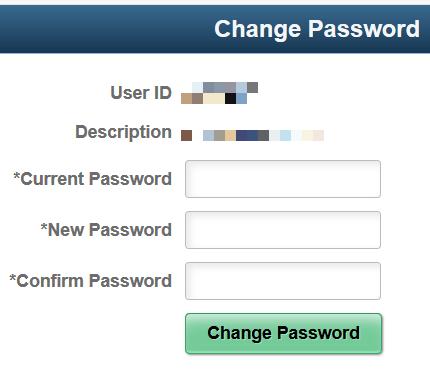 7. Next step is to Change your Password. From your Home Page Click on Main Menu then click on Change My Password. 8.