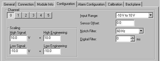 The configuration options vary from module to module. 1.