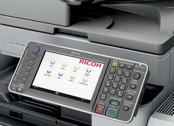 The MP 4002SP/5002SP take distribution even further; send colour documents as email attachments by combining scan to email and colour scanning.