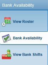 Unavailability option to block a say as No Bank; Enter the length of