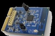 BLE or Bluetooth + ANT 1 CC256x EM board with TI QFN device Jumpers for