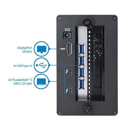 Faster USB performance With two host controller chipsets, shared across two ports instead of four, this 4-port Thunderbolt 3 to USB 3.1 adapter dedicates up to 10Gbps for each set of two USB ports.