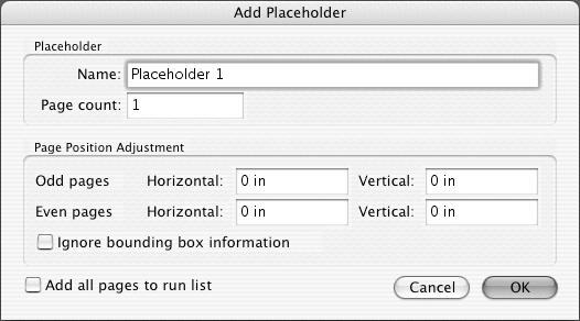 Using Placeholders in a Preps Job 19 Using Placeholders in a Preps Job Overview Placeholders are used to set up a job before all the source files are available.
